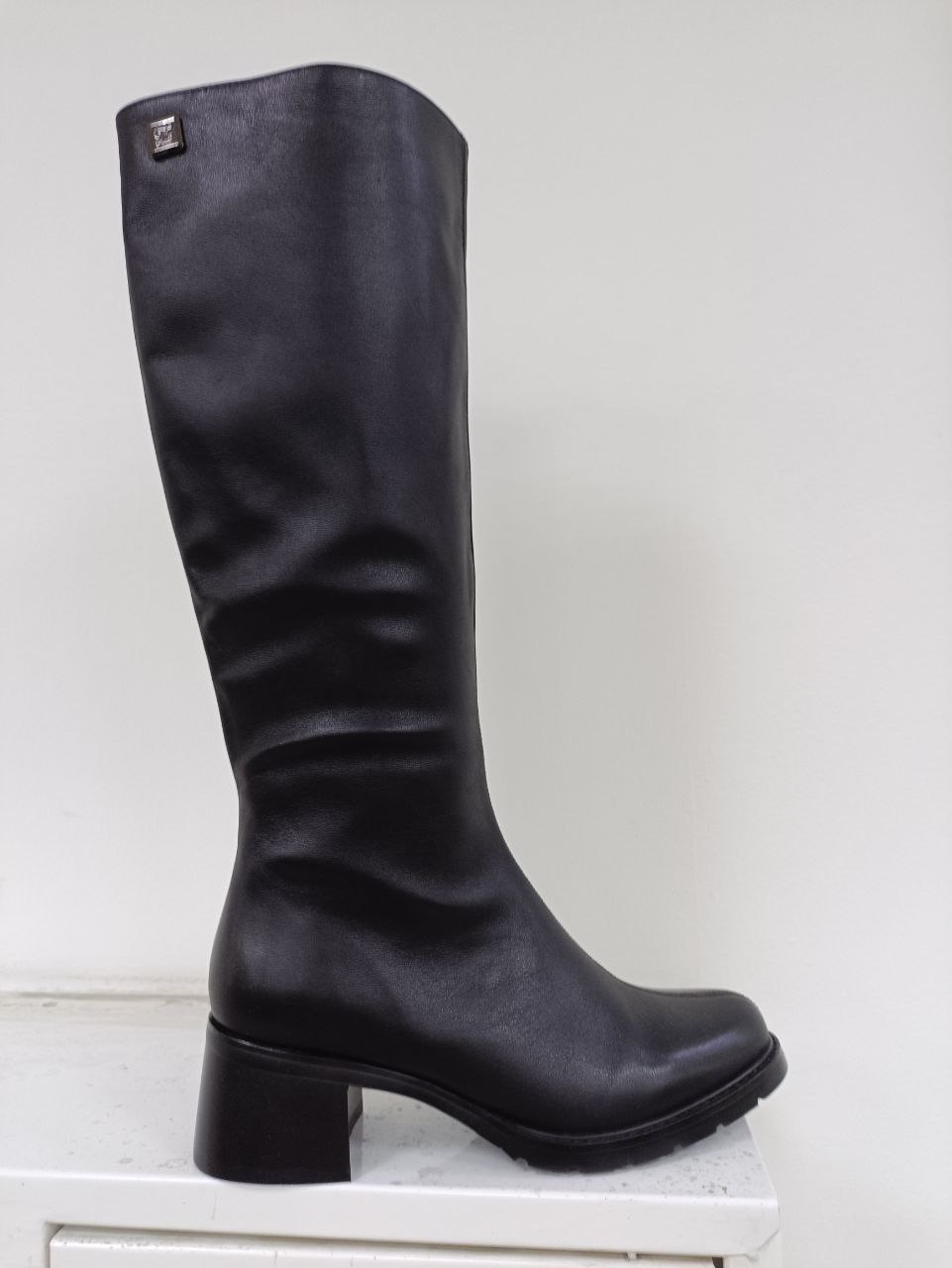 Сапоги демисезонные нат.кожа 102B-281A Popular Fashion