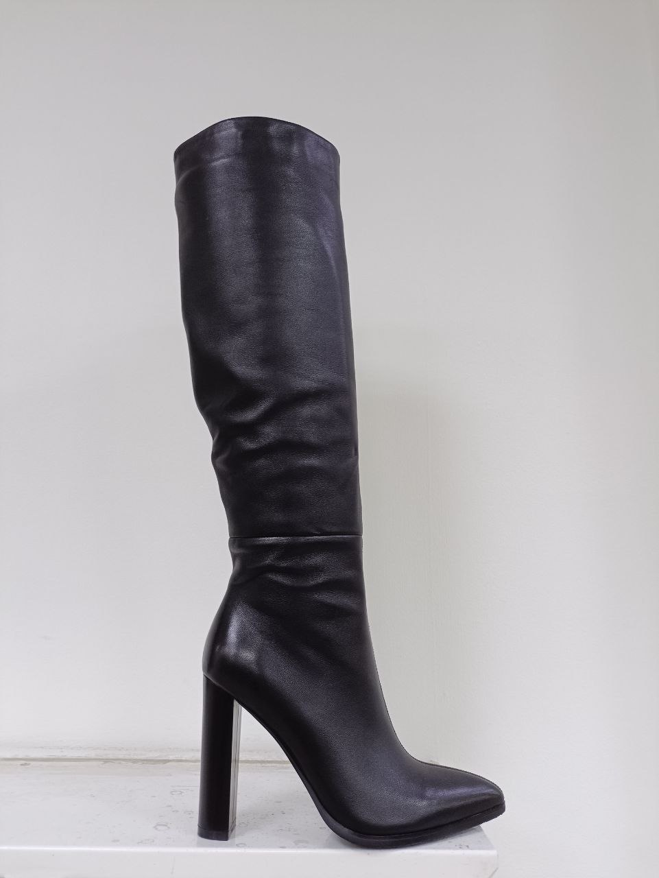 Сапоги демисезонные нат.кожа 40B-531A Popular Fashion