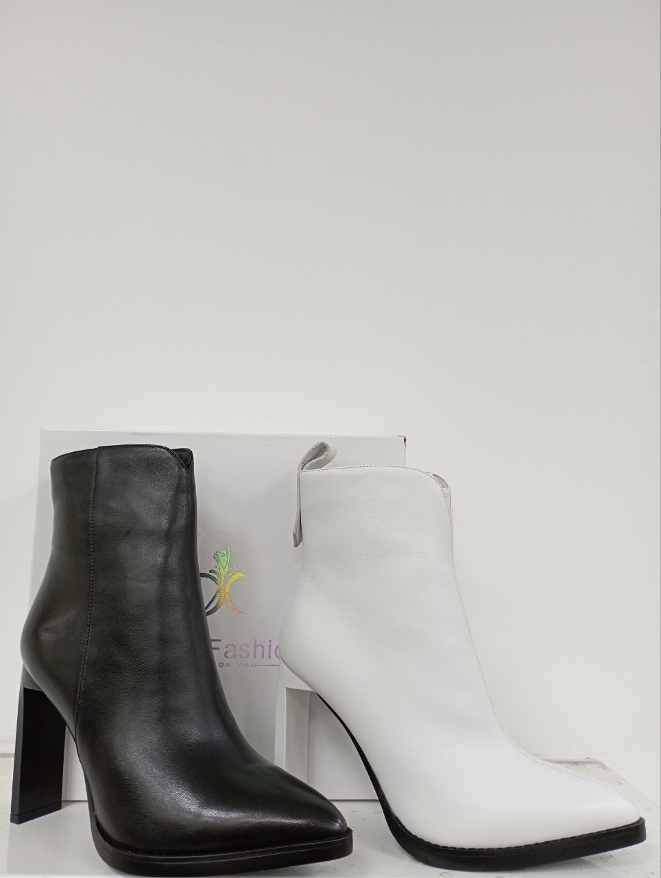 Ботинки с мехом зимние Popular Fashion A98-667A(черные)