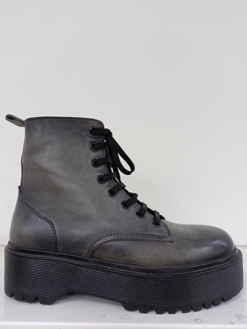 Ботинки зима нат.кожа нат.шерсть 013.207 Magellan(серый)