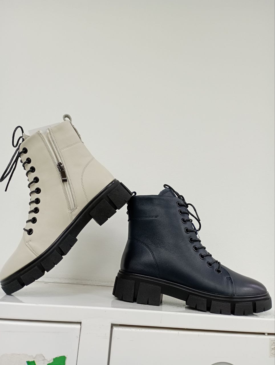 Ботинки зима натуральная кожа нат.мех 58677-3-6 Absent