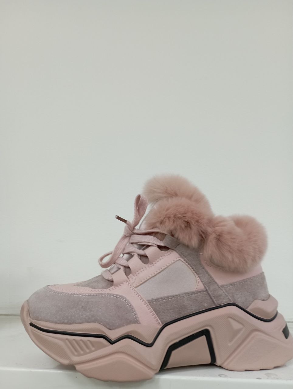 Кроссовки зима нат.кожа иск.мех Freedom